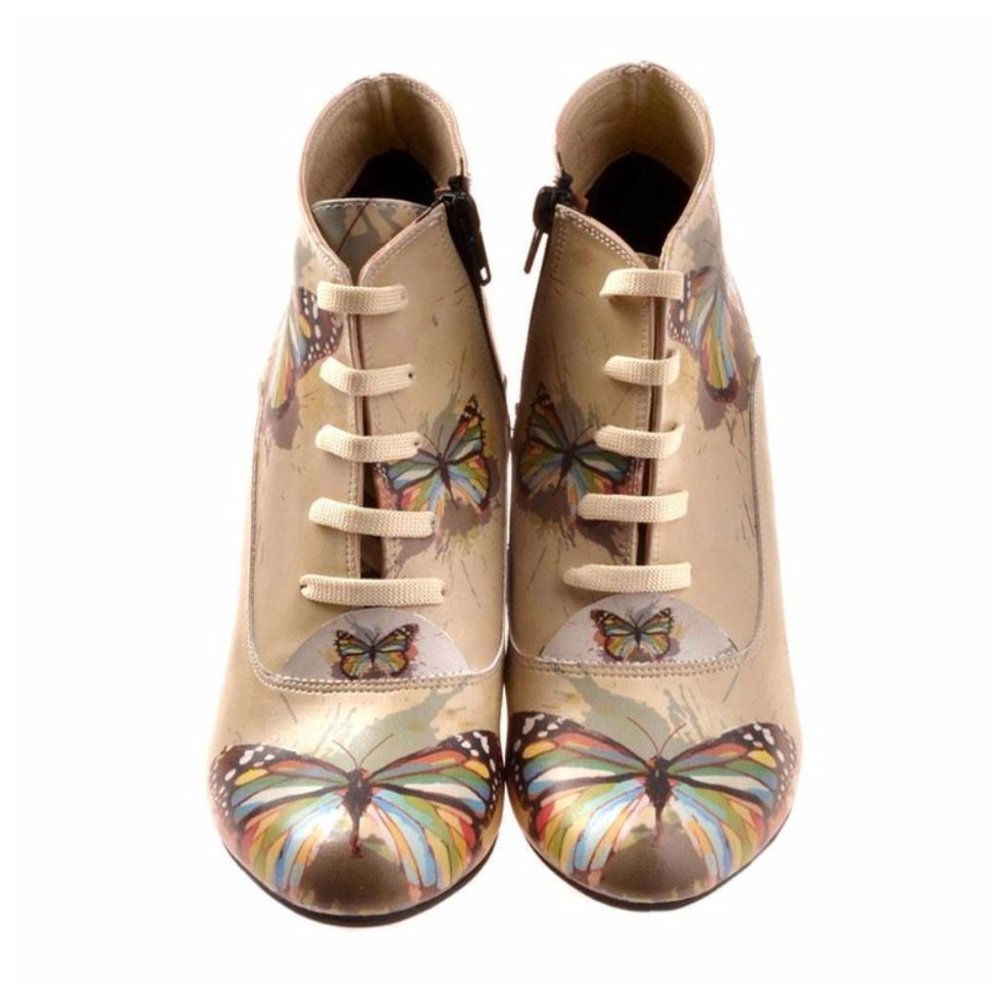 Goby Shoes - Butterfly Ankle Boots - Picture 2 of 3